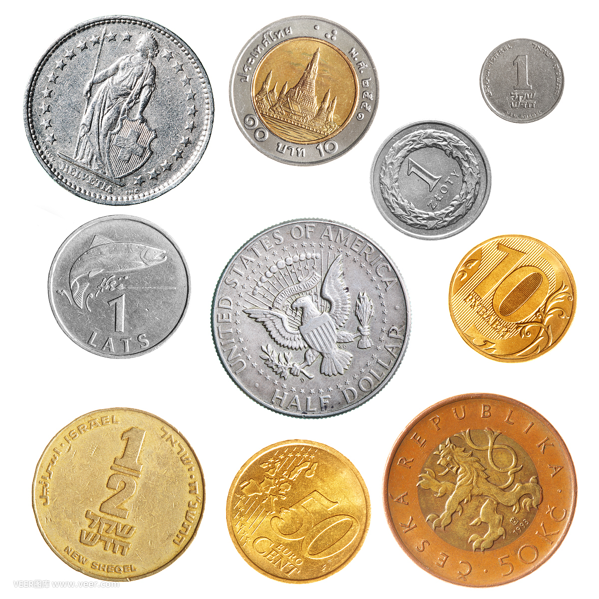 以色列硬币,以色列钞票,以色列钢崩,以色列